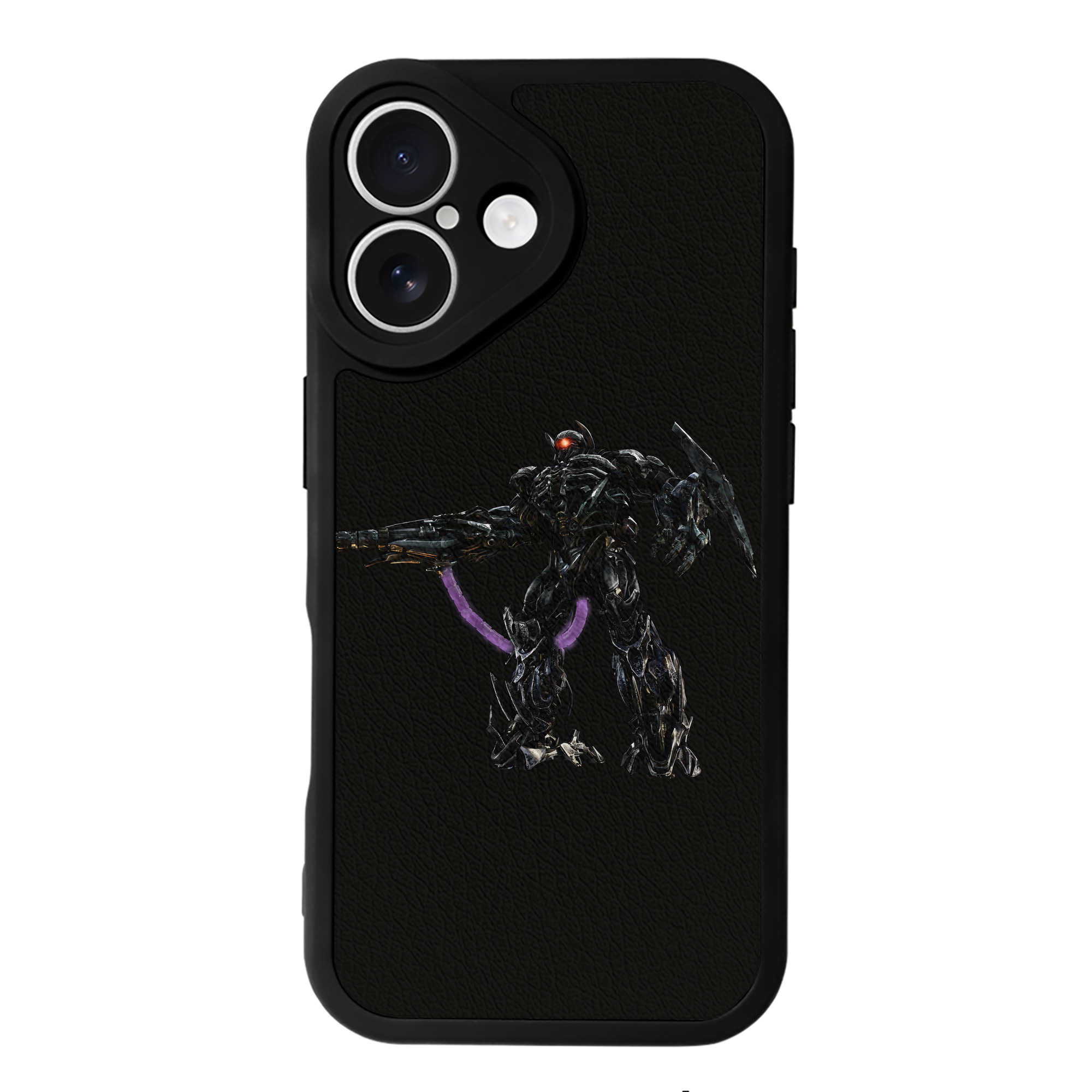 （画像用） Transformers トランスフォーマー 【iPhone 16シリーズ対応】シリコンスマホケース（レザー調） 材質：シリコン